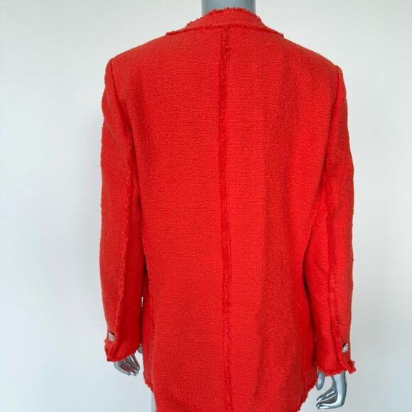 Zara tweed women jacket size XL - Picture 3 of 8